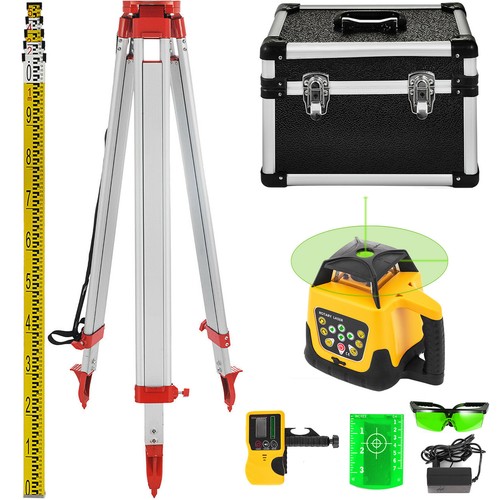 Rotary laser level green - green, beam