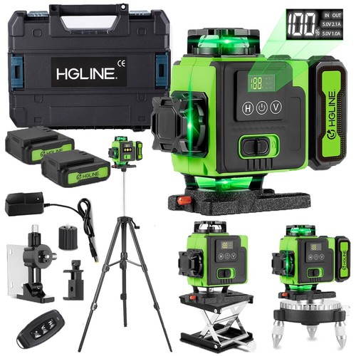 Laser level line green - level, self