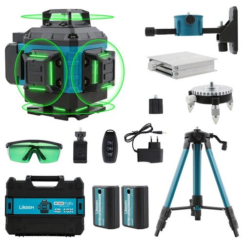 Laser level with - level,