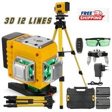 Laser Level 12 Line Green Self