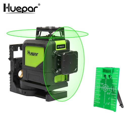 Huepar 2x360 green cross - green,