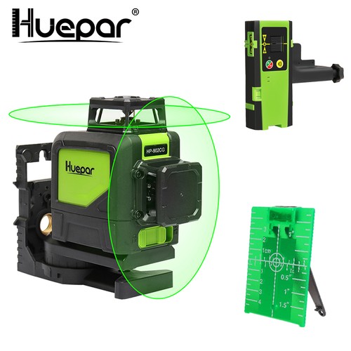Huepar 2x360 green cross - huepar,