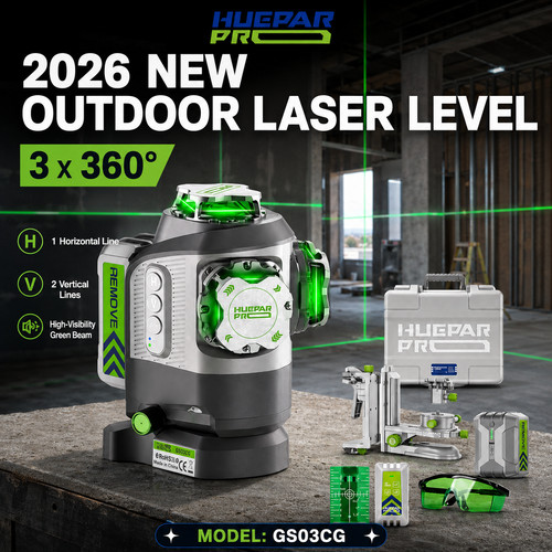 Huepar pro gs03cg - gs03cg, green