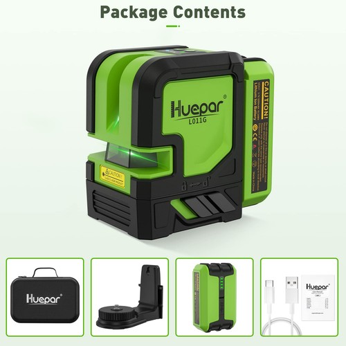 Huepar green beam cross line - green,
