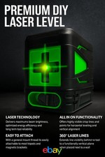 Laser Level with Bright Green