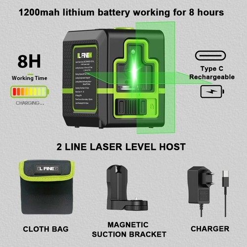 Laser level cross line green - level,