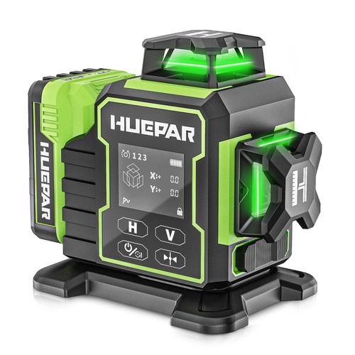 Huepar laser level self - huepar, 3d