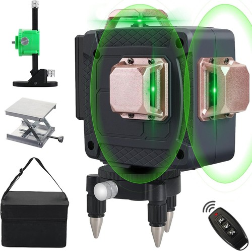 Line green laser level - 3d,