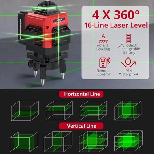 Line green laser - 16-line, x